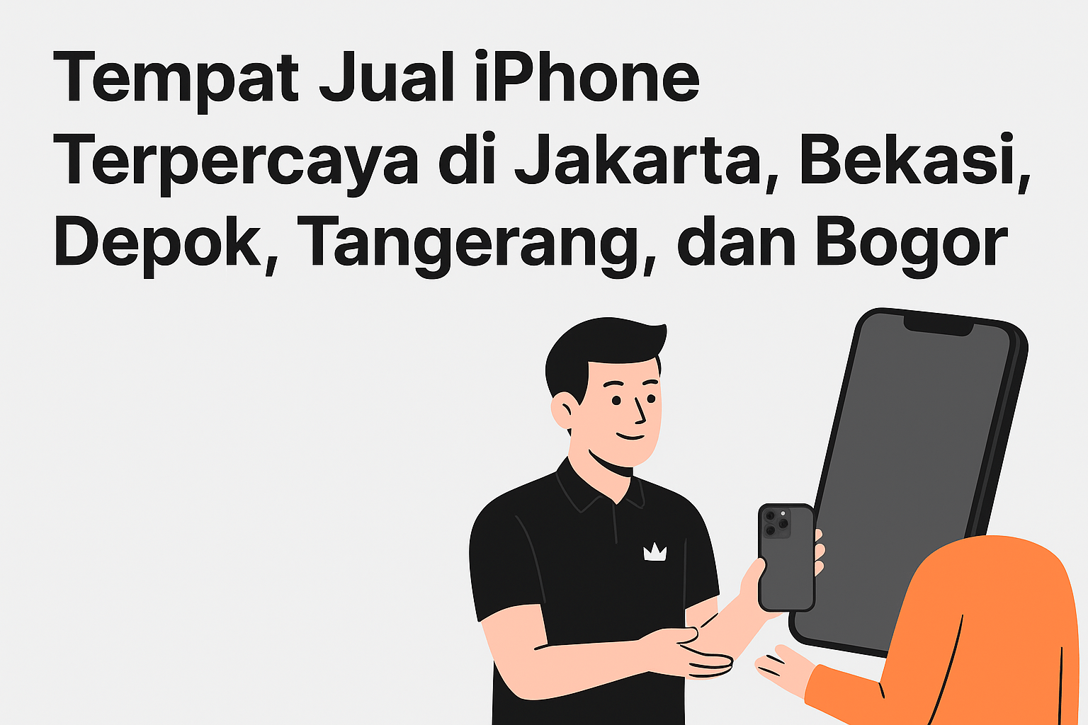 Tempat Jual iPhone Terpercaya di Jakarta, Bekasi, Depok, Tangerang, dan Bogor