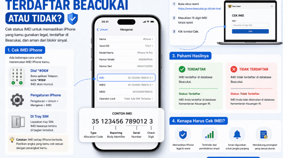 Cara Cek IMEI iPhone Terdaftar Bea Cukai atau Tidak
