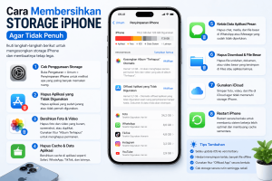Cara Membersihkan Storage iPhone Agar Tidak Penuh