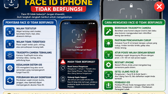Cara Mengatasi Face ID iPhone Tidak Berfungsi