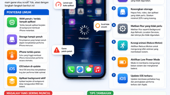 Cara Mengatasi iPhone Lag dan Patah-Patah dengan Mudah
