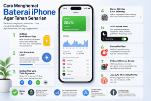 Cara Menghemat Baterai iPhone Agar Tahan Seharian