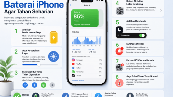 Cara Menghemat Baterai iPhone Agar Tahan Seharian