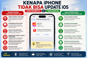 Kenapa iPhone Tidak Bisa Update iOS dan Solusinya