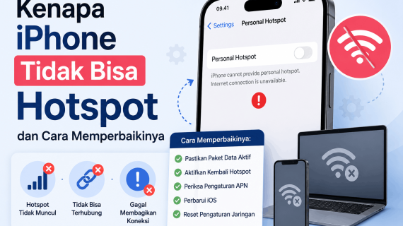 Kenapa iPhone Tidak Bisa Hotspot dan Cara Memperbaikinya