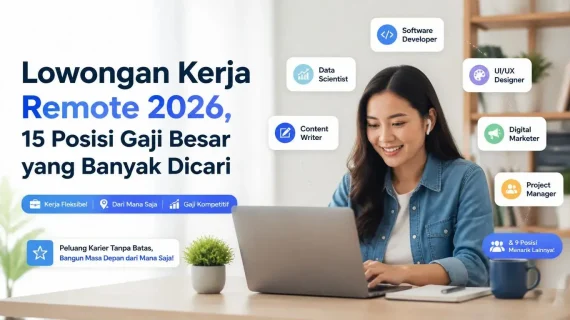 Lowongan Kerja Remote 2026, 15 Posisi Gaji Besar yang Banyak Dicari Perusahaan Indonesia